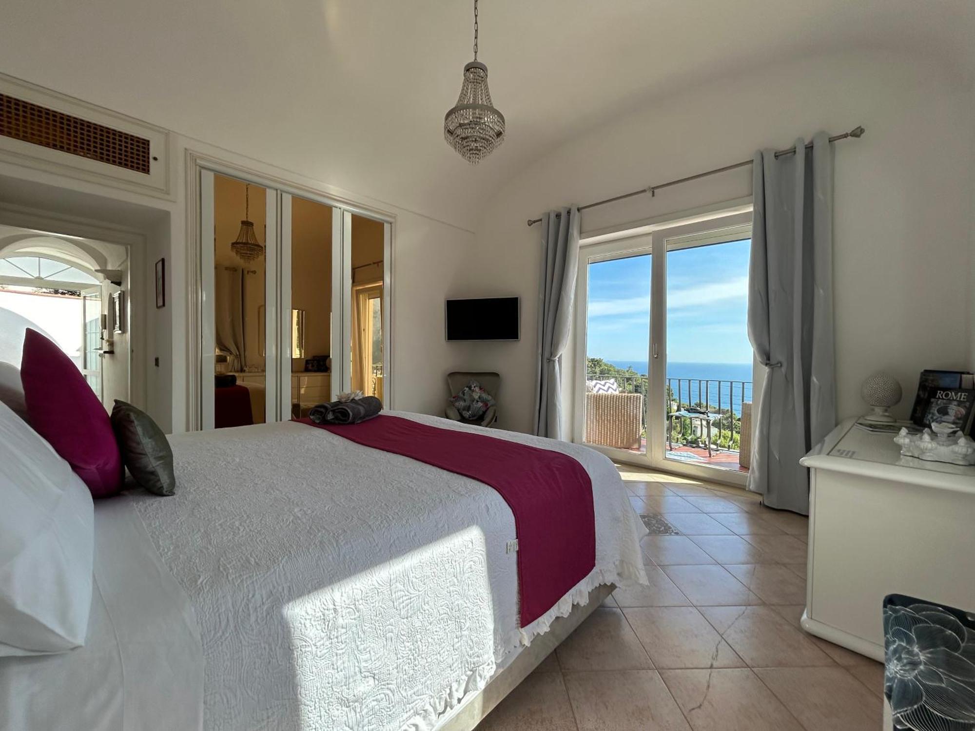 Marvelous Sea View Villa Capri Exterior photo